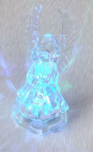 (image for) Crystal Colour Changing Christmas Angel